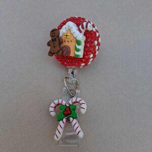 Christmas Gingerbread Badge Reel